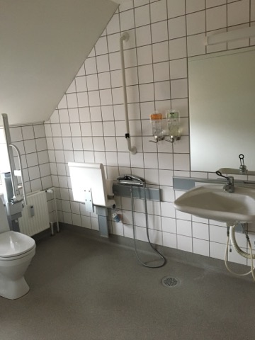 Badeværelse i bolig på første sal