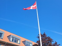 Der flages paa Solgaarden